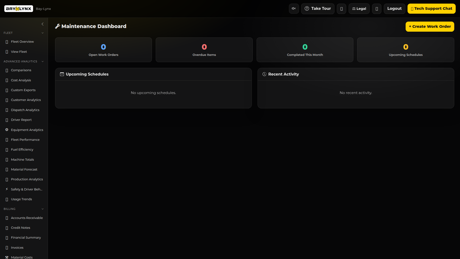 Maintenance Dashboard