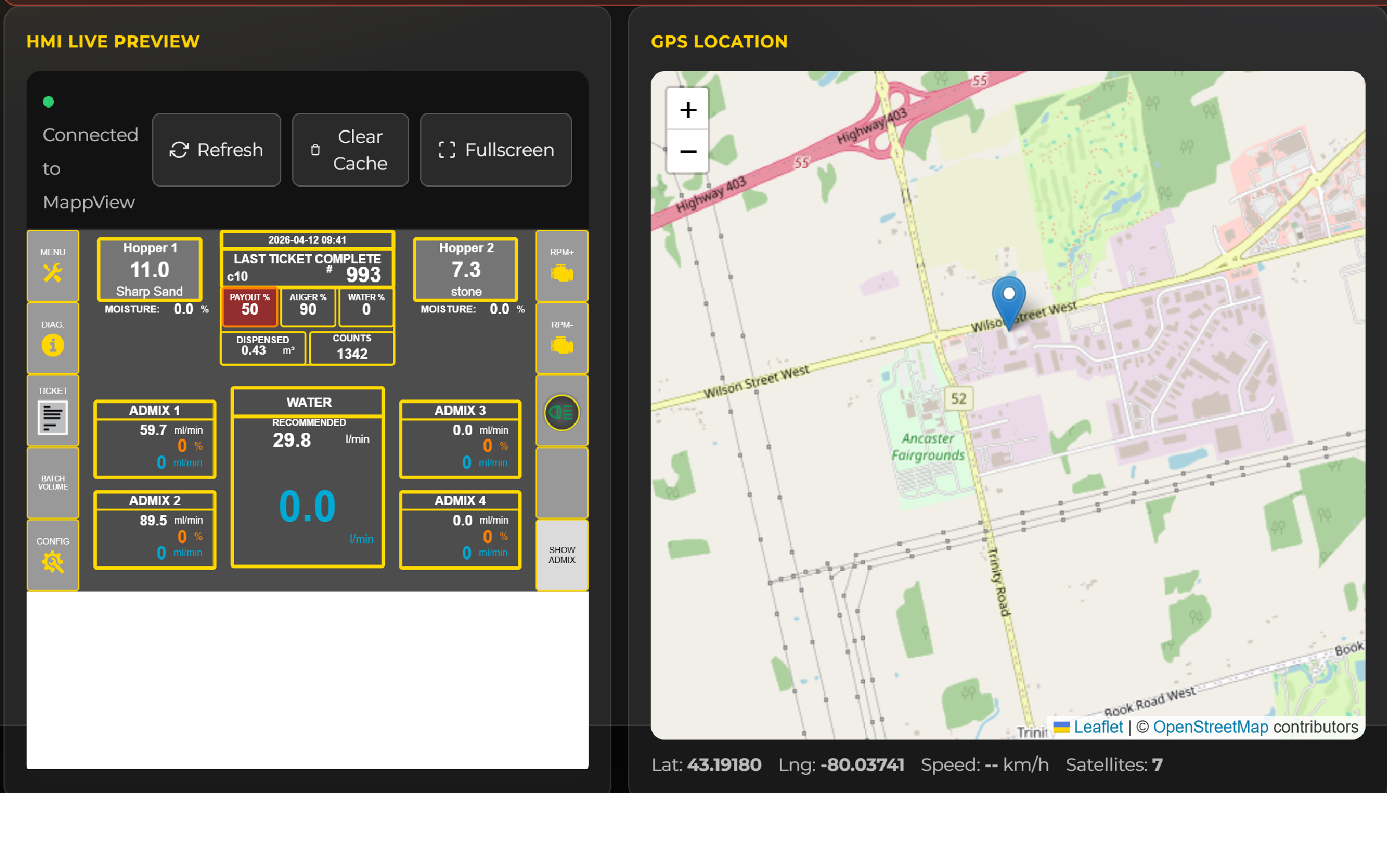 Remote HMI — Live Machine Control
