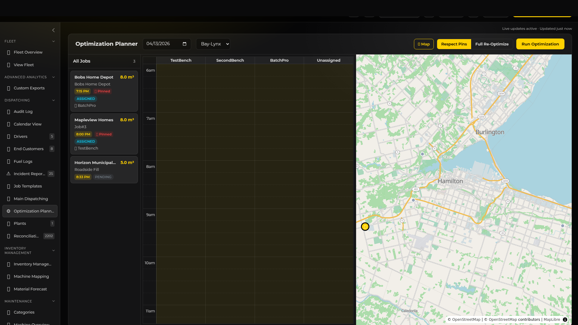 Route Optimization Planner