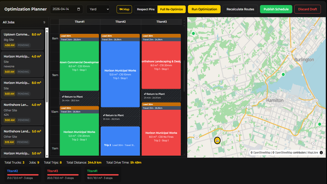 Route Optimisation Planner